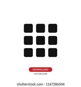 Menu vector icon