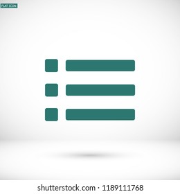 Menu Vector icon