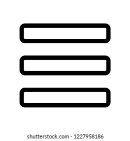 Menu vector icon