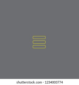 Menu vector icon