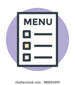 Menu Vector Icon