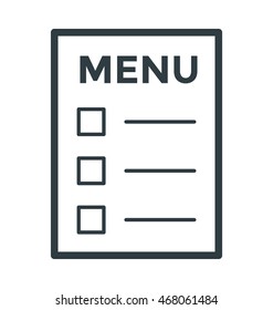 Menu Vector Icon