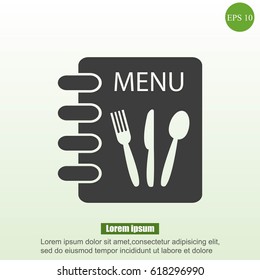 Menu vector icon