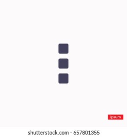 Menu Vector icon