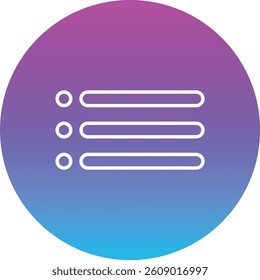 Menu vector icon. Can be used for printing, mobile and web applications.