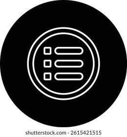 Menu vector icon. Can be used for printing, mobile and web applications.