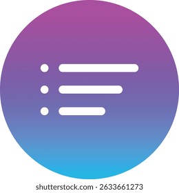 Menu vector icon. Can be used for printing, mobile and web applications.