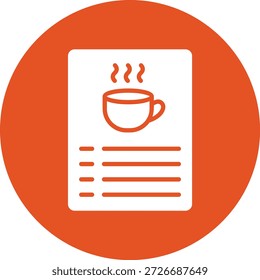 Ilustración de diseño de íconos de Vector de menú