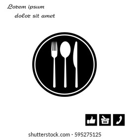 menu vector icon. vector illustration