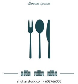 menu vector icon. vector illustration