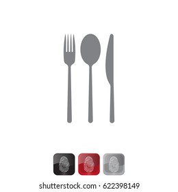 menu vector icon. vector illustration