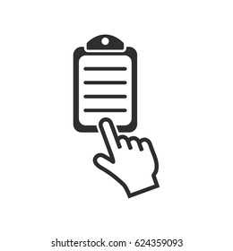 Menu vector icon. Illustration isolated for graphic and web design.
