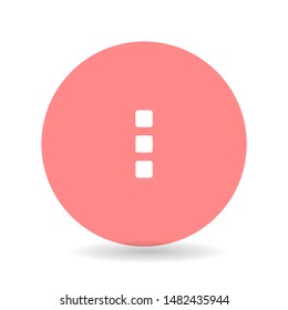 Menu Vector icon . Lorem Ipsum Illustration design