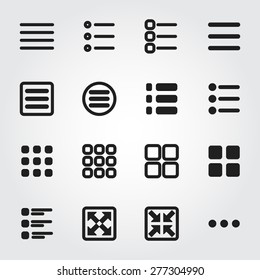 Menu Vector Icons