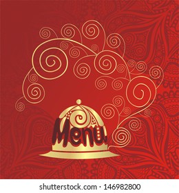 Menu vector illustration