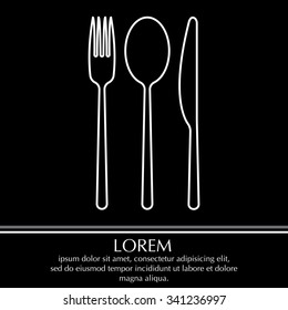 menu vector line icon