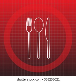 menu vector line icon