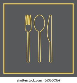 menu vector line icon