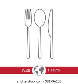 menu vector line icon