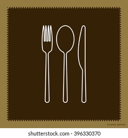 menu vector line icon