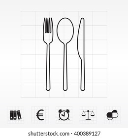 menu vector line icon