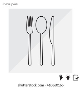 menu vector line icon