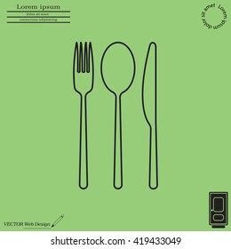 menu vector line icon