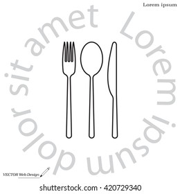 menu vector line icon