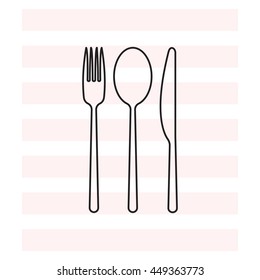 menu vector line icon