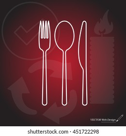 menu vector line icon
