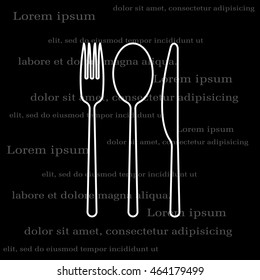 menu vector line icon
