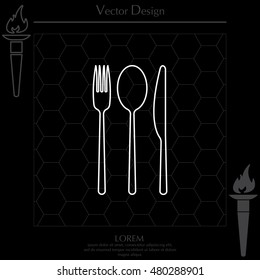 menu vector line icon