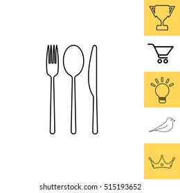 menu vector line icon