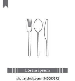 menu vector line icon