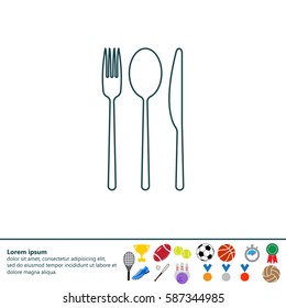 menu vector line icon