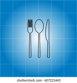 menu vector line icon