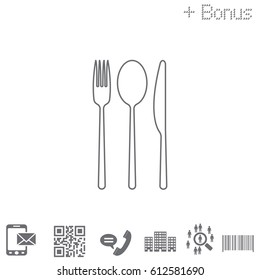 menu vector line icon