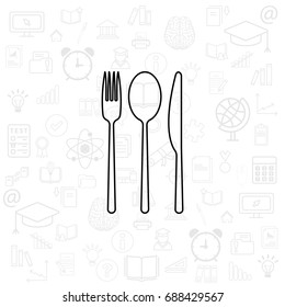 menu vector line icon