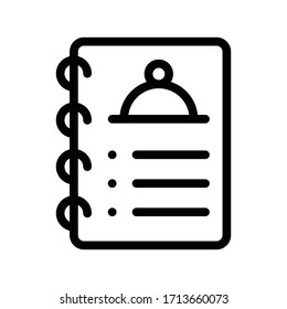 menu vector thin line icon 