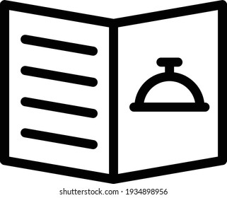 menu vector thin line icon