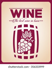 menu wine design, vector illustration eps10 graphic 