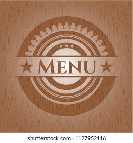 Menu wood emblem