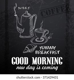 menu written in chalk on a black board