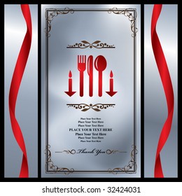 menu,invitation sets 8