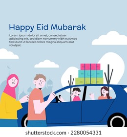 men-women-going-back-home-ramadan-mubarak-flat-illustration by imity studio imityworks