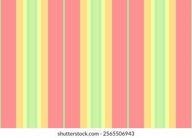 Meometrical textile lines background, quality seamless vertical pattern. Surkish fabric vector texture stripe in green and amber colors palette.