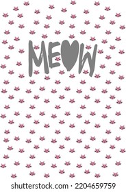 mow cat con resumen de fondo