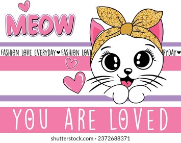 meow cat lovely magic girl 