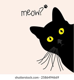 meow cat vector art illustrations 