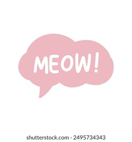 Meow pet dialogue voice icon